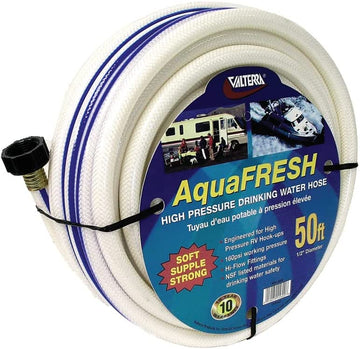 Valterra W01-5600 White 1/2" x 50' Drinking Water Hose 1/2 Inch x 50 Inch White