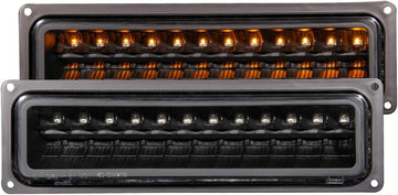 Anzo USA 511050 GMC Black LED Parking Light Assembly - (Sold in Pairs)