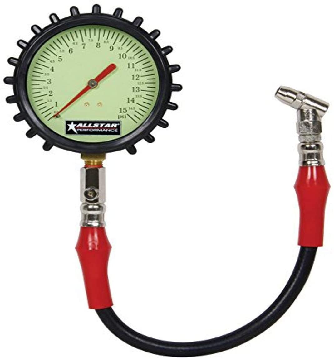 Allstar Performance ALL44046 4" Tire Pressure Gauge, 0-15 PSI