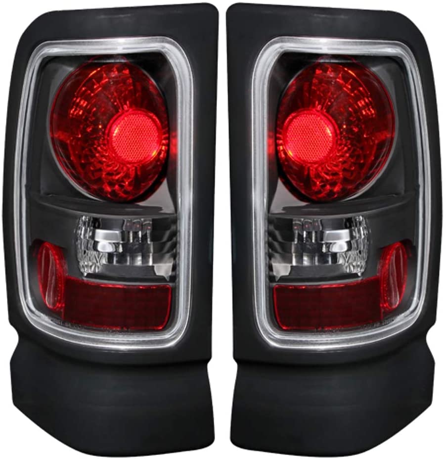 Anzo USA 211048 Dodge Ram Black Tail Light Assembly - (Sold in Pairs)