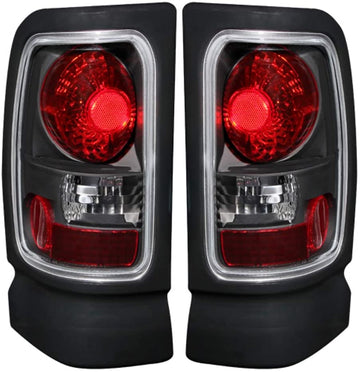 Anzo USA 211048 Dodge Ram Black Tail Light Assembly - (Sold in Pairs)