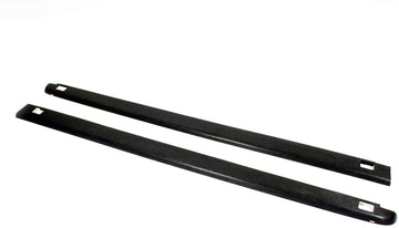 Wade 72-41104 Truck Bed Rail Caps Black Smooth Finish with Stake Holes for 2007-2014 Chevrolet Silverado 1500 2500 with 6.5ft Bed (Set of 2)