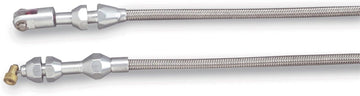 Lokar XTC-1000LS1 36" Throttle Cable Kit with Black Stainless Steel Housing and Black Fittings for GM LS1 Engine