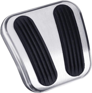 Lokar BAG-6169 Billet Aluminum Curved E-Brake Pad with Rubber