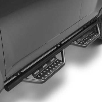 N-Fab Nerf Steps RS | Textured Black, Cab Length | 519418012 | Fits 2020-2022 Jeep Gladiator (JT) 4 Door All Beds, SRW Gas