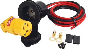 Quickcar Racing Products 57-723 Remote Outlet Kit for Oil Heater/Battery Charger