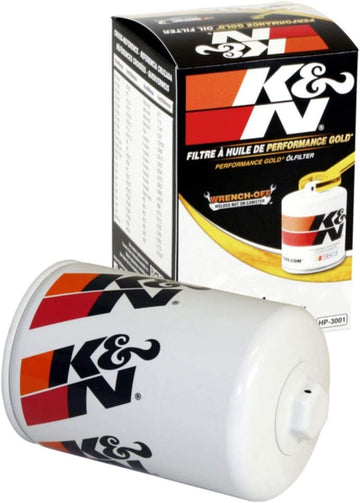 K&N HP-3001 Performance Wrench-Off Oil Filter, Heather Red