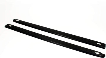 Wade 72-01721 Truck Bed Rail Caps Black Ribbed Finish with Stake Holes for 2000-2005 Toyota Tundra with 6.5ft Bed (Set of 2)