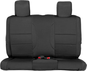 Smittybilt Neoprene Front and Rear Seat Cover Kit (Black/Black) - 471401