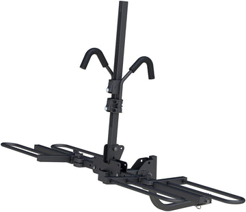 CURT 18085 Secure Locking Tray-Style Trailer Hitch Bike Rack Mount, 2 Bikes, Fits 1-1/4, 2-Inch Receiver