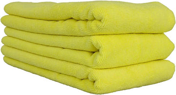 Chemical Guys MIC36503 Workhorse XL Yellow Professional Grade Microfiber Towel (24" x 16") (3 Pack) Yellow 24" x 16" 3 Pack