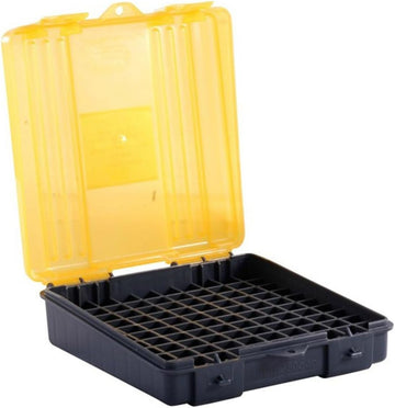 Plano 100-Count Handgun Ammo Case | Durable Flip-Lid Plastic Case for Convenient Ammo Storage Caliber: .38 Special