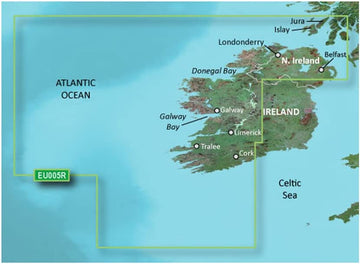 Garmin Bluecahrt G2 - HXEU005R - Ireland West Coast - Micro SD & SD