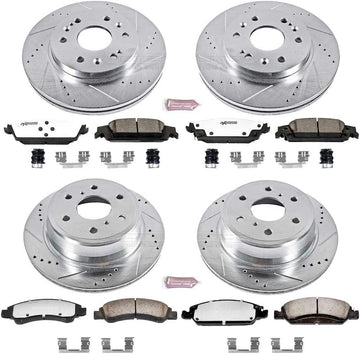 Power Stop K6560-36 Z36 Brake Kit (Severe-Duty Pads with Drilled/Slotted Rotors)