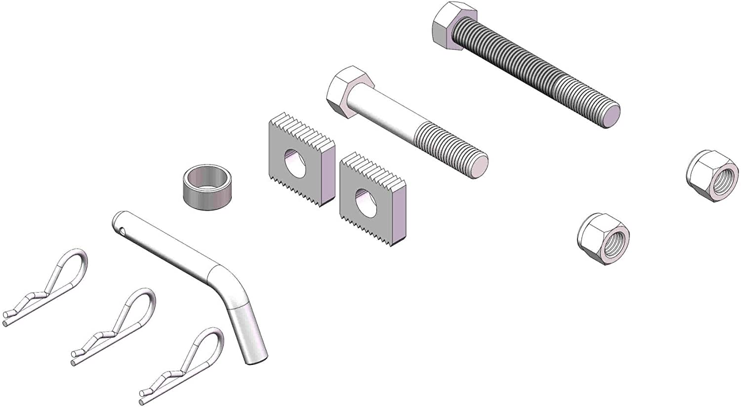 HUSKY TOWING 31525 Head Fastener PKG (Both)