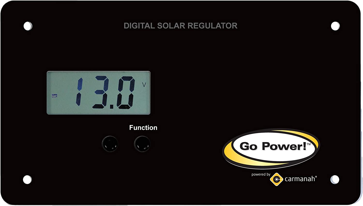 Go Power! GP-PWM-25 25 Amp Pulse with Modulated Digital Solar Regulator
