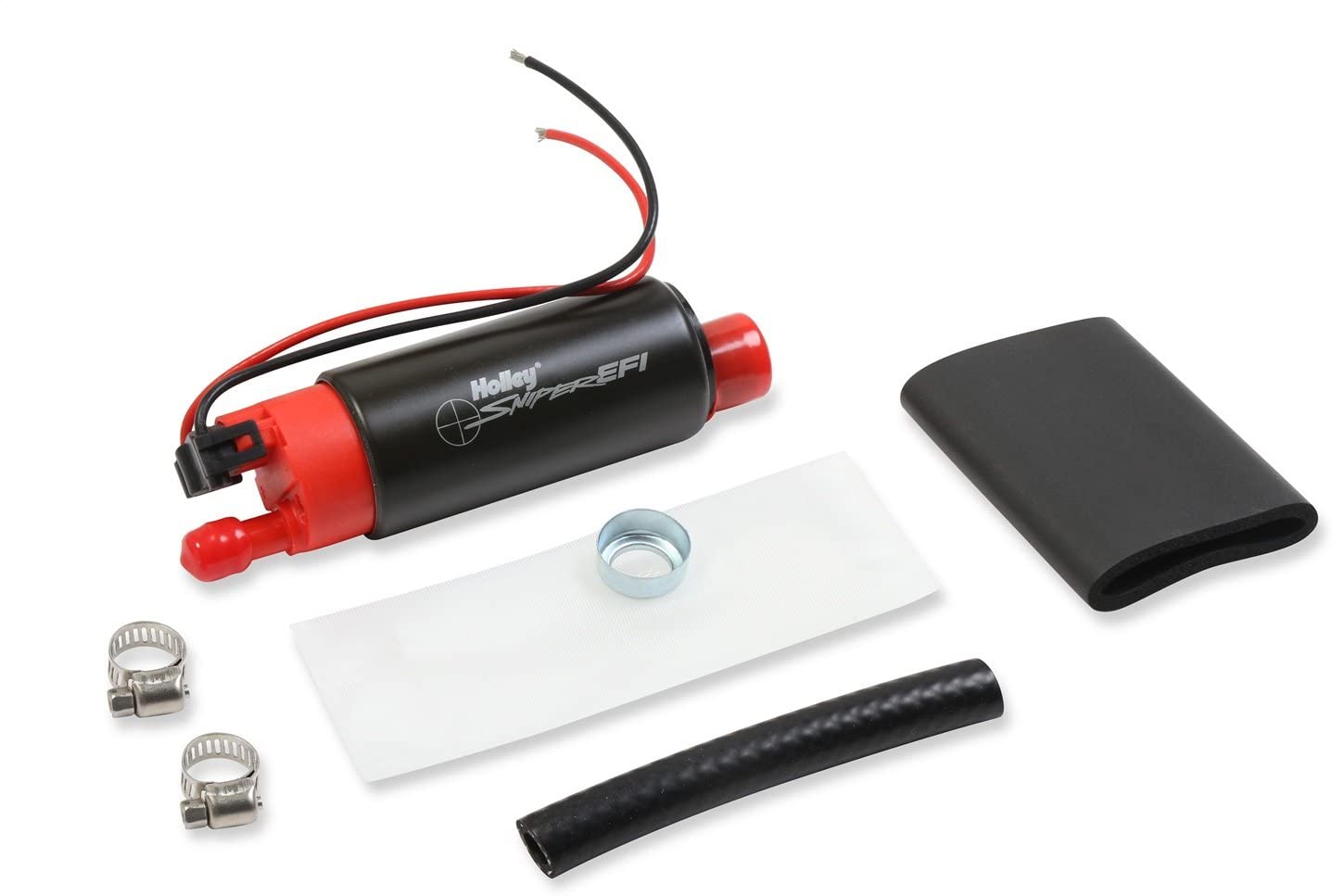 Holley 19-369 In-Tank Electric Fuel Pump 340 LPH E85 Compatible Pump Center Offset Hardware Kit In-Tank Electric Fuel Pump