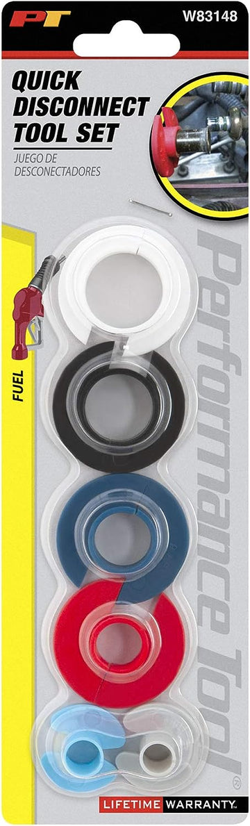 Performance Tool W83148 6-Piece A/C and Fuel Line Quick Disconnect Tool 6 Pc A/C & Fuel Line Quick