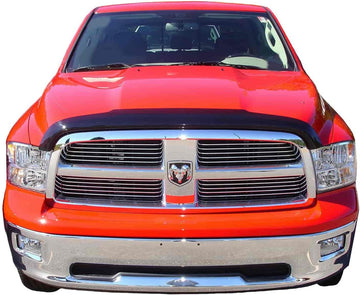 Auto Ventshade [AVS] Bugflector II / Hood Shield | High Profile, Smoke | 25045 | Fits 2009 - 2018 Dodge RAM 1500, 2019 - 2022 RAM 1500 Classic Body (Excludes Rebel Models)