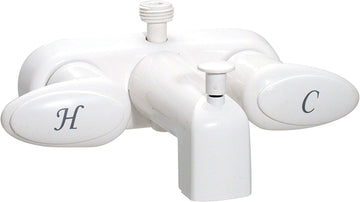 Valterra Phoenix Faucets by PF223261 Catalina Two-Handle 4" Tub/Shower Faucet - White