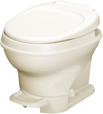 Thetford 31651 Aqua-Magic V Toilet, Low / Pedal Flush / Parchment Low Parchment