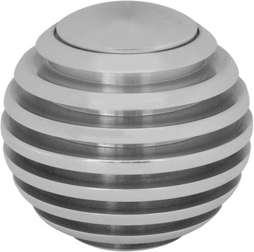 Lokar SK-6925 2" Auto Transmission Shifter Knob with Plain Push Button (Polished Finish)