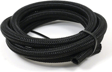 SPEEDFX BLK Nylon SS BRD Hose -8AN X 6' 5350806