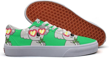 Cool Koala canvas low Sneaker Shoes for man 11.5