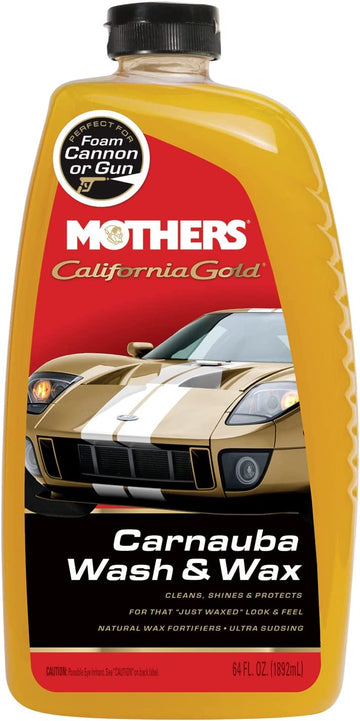 Mothers 35674 5674 35674 California Gold Carnauba Wash and Wax, 64-Ounce 64 Ounce