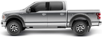 Bushwacker 20945-02 Black Pocket Style Fender Flare, 4 Piece