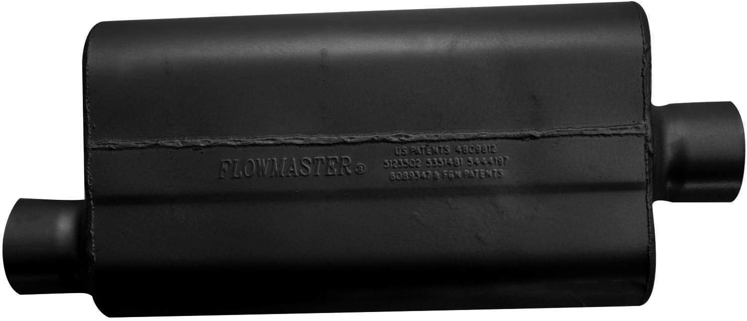 Flowmaster 943051 50 Delta Flow Muffler - 3.00 Offset IN / 3.00 Center OUT  - Moderate Sound