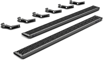 N-Fab Growler Steps | Textured Black, Cab Length | GFC19CC-TX | Fits 2019-2023 Chevrolet/GMC 1500, 20-2022 2500/3500 (Next Generation) Crew Cab All Beds, SRW/DRW Gas/Diesel