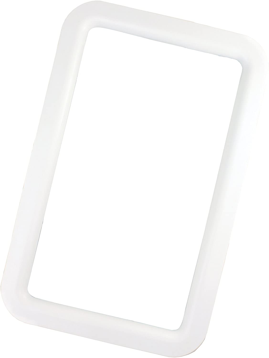 JR Products 11011 White RV Deluxe Entry Door Window Frame