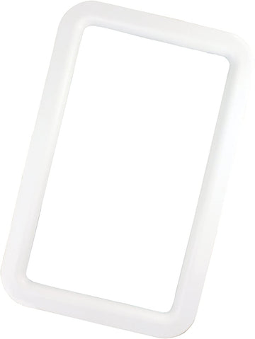 JR Products 11011 White RV Deluxe Entry Door Window Frame
