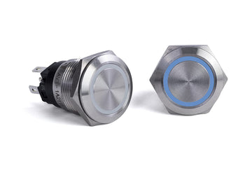 Sierra AV10030B, Push Button Switch, Blue Halo