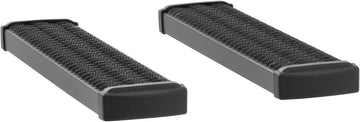 LUVERNE 415036-570121 Grip Step Black Aluminum 36-Inch Cargo Van Running Boards, Select Ford E-150, E-250, E-350, E-450