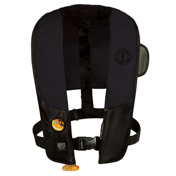 Mustang HIT Automatic Inflatable PFD - Law Enforcement Edition w/Customizable Back Flap  - Black