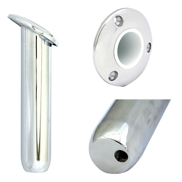 Tigress Round Head Closed Base Rod Holder - 30° - 9"