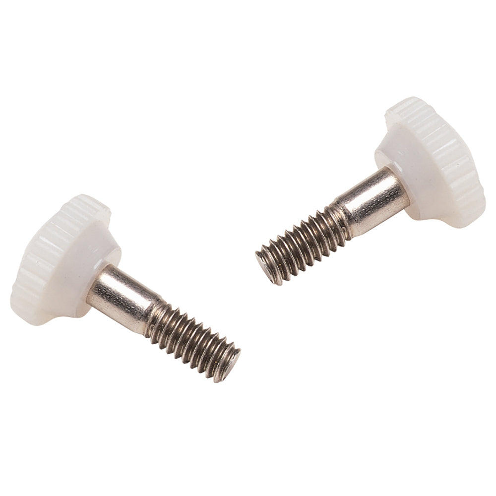 Taylor Made Bimini Hinge Thumb Screws White - Pair