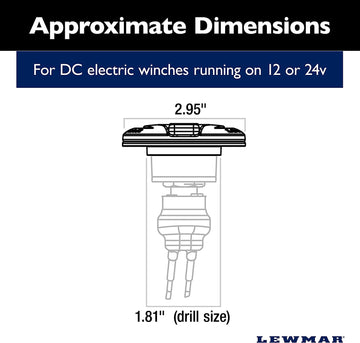 Lewmar 68001249 Chsx Deckswitch Bk Close
