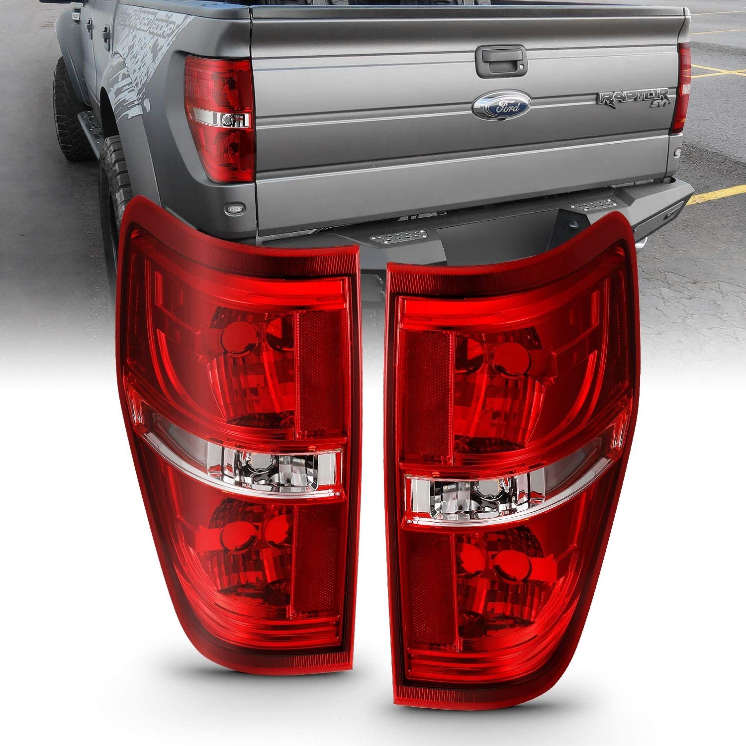 ANZO USA 311299 Taillamps Fits Ford F-150