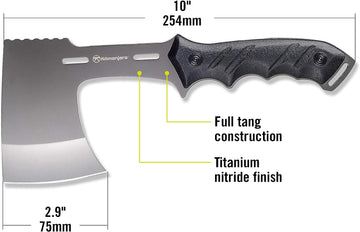 Kilimanjaro Shira Survival Axe, Black