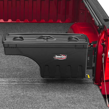 UNDERCOVER SwingCase Truck Bed Storage Box | SC203P | Fits 2015 - 2020 Ford F-150 Passenger Side , Black Passenger Side 2015 - 2020 Storage Box