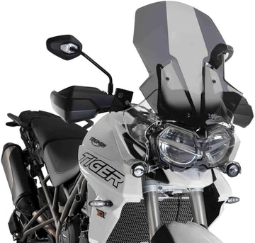 Puig Touring Screen Triumph Tiger 800/XC/XR/XRX/XRT/XCX/ 18' C/Dark Smoke Black
