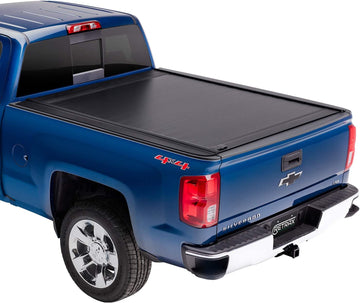 RetraxONE MX Retractable Truck Bed Tonneau Cover | 60461 | Fits 2014-2018, 2019 Ltd/Lgcy Chevy/GMC Silverado/Sierra 1500, 2015-19 2500/3500 5' 9" Bed (69.3") Matte Finish 5' 9" Bed