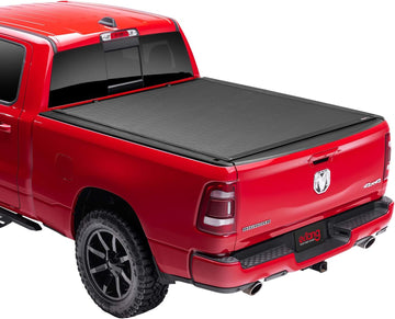 extang Xceed Hard Folding Truck Bed Tonneau Cover | 85425 | Fits 2009-2018, 2019-2020 Classic Dodge Ram 1500/2500/3500 5' 7" Bed (67.4"), Black Folding 5' 7" Bed