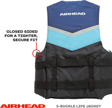 Airhead Vibe Life Vest, Closed Sided PFD, 2XL/3XL
