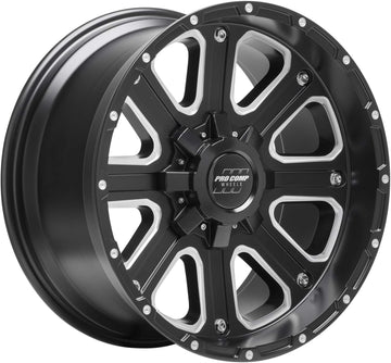 PRO COMP Series 72 Axis Satin Black Milled (20x10 / 6x5.5 / -18mm)