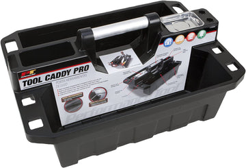PERFORMANCE TOOL W88995 Portable Plastic Utility Tool, Supply Caddy with Magnetic Parts Tray, 1 Pack Plastic Tool Caddy