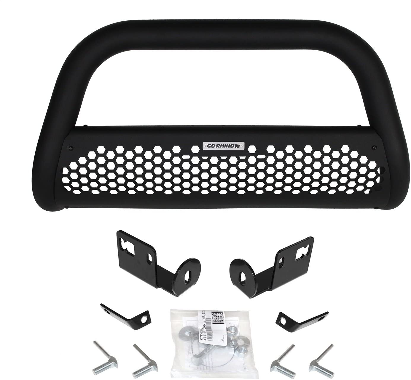 Go Rhino 55288T Rhino Charger RC2 Bull Bar Textured Black Incl. Mounting Brackets Rhino Charger RC2 Bull Bar